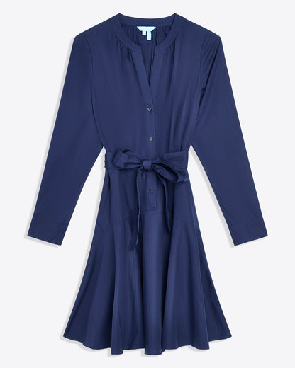Draper James Navy Imogen Mini Shirtdress
