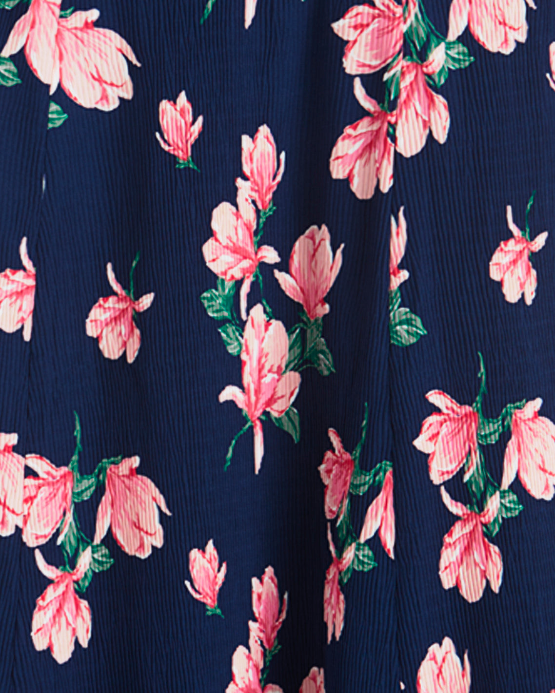 Draper James Magnolia Buds Matilda Crewneck Midi Dress in Magnolia Buds