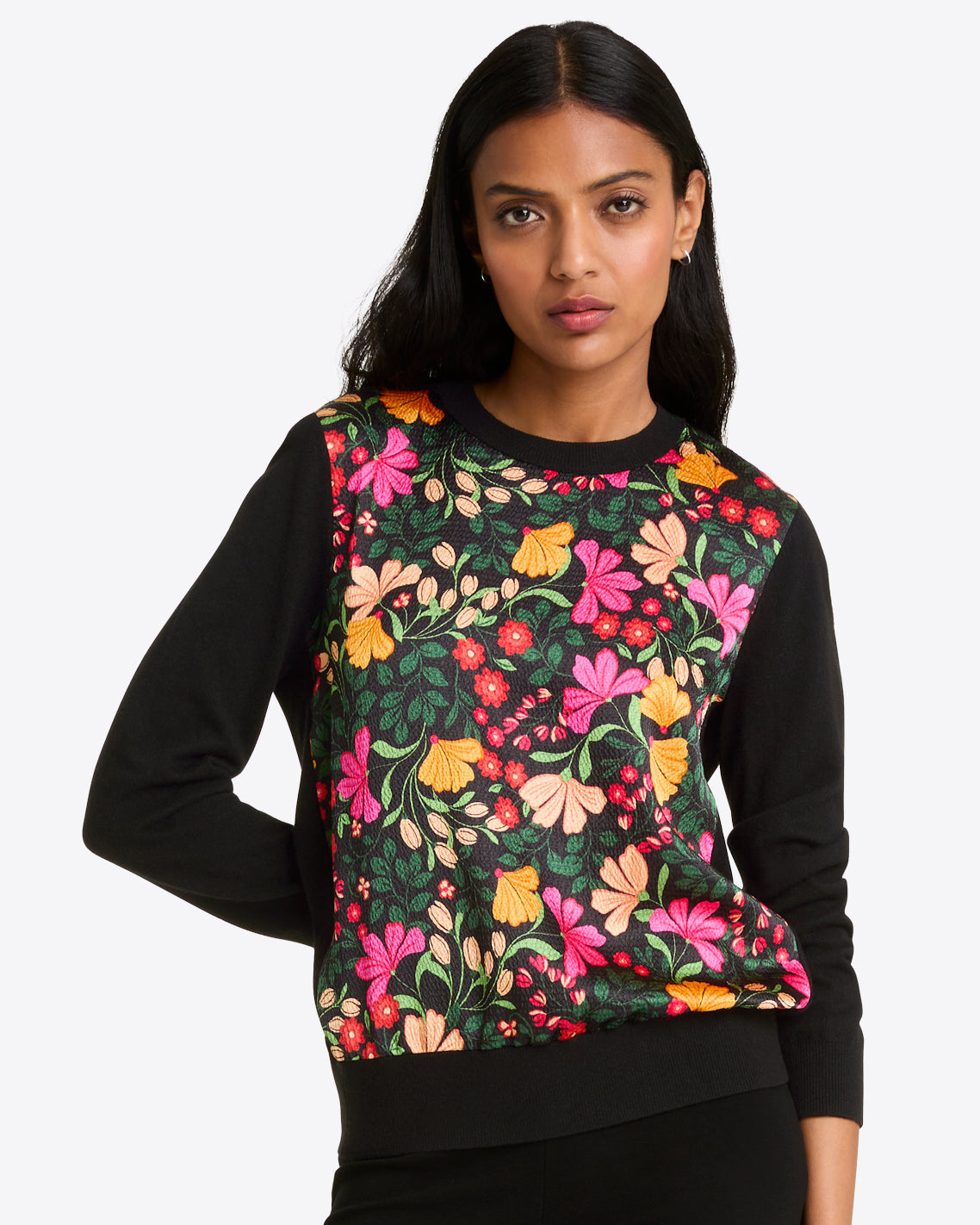 Draper James Retro Floral Clara Top | Women's Blouses & Tops by Draper James