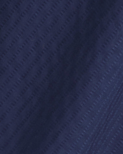 Draper James Nassau Navy Alexandra Top in Navy Dobby Stripe