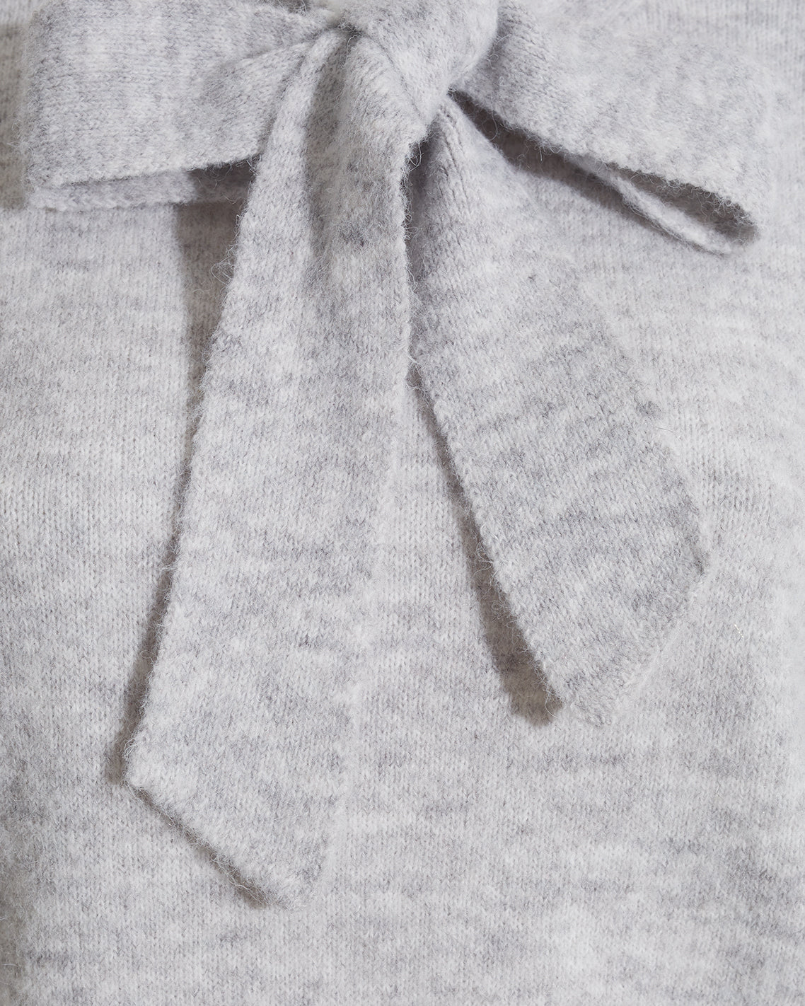 Draper James Bow Grey Bow Sweater in Grey