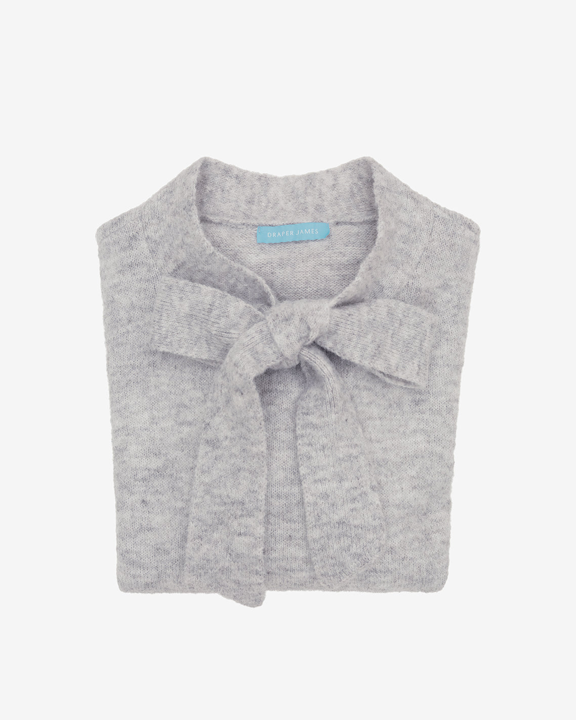 Draper James Bow Grey Bow Sweater in Grey