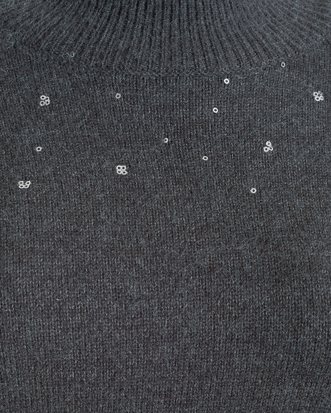 Draper James Grey Snowflake Sweater