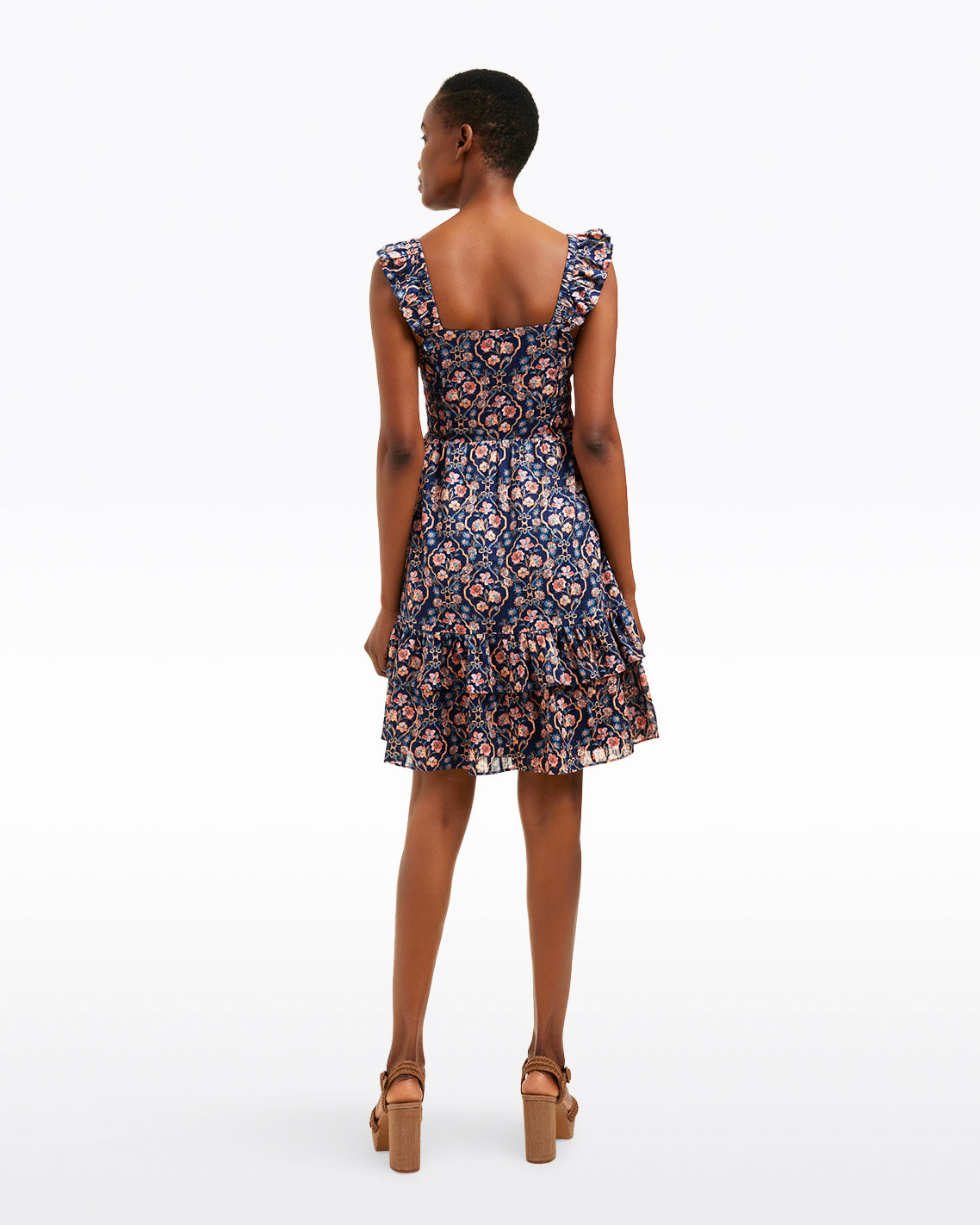 Draper James Twilight Vines Carrie Mini Dress in Twilight Vines