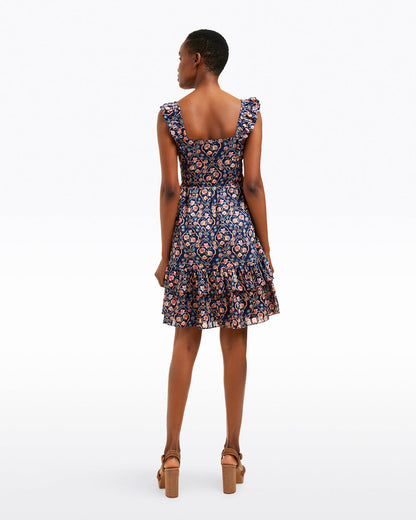 Draper James Twilight Vines Carrie Mini Dress in Twilight Vines