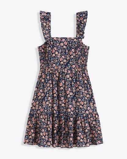 Draper James Twilight Vines Carrie Mini Dress in Twilight Vines