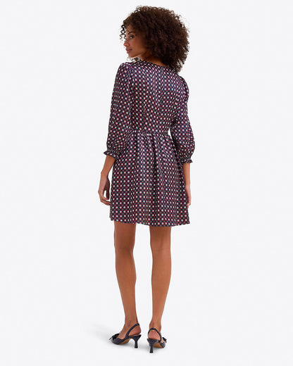 Draper James Nassau Navy Connie Long-Sleeve Dress – Classic