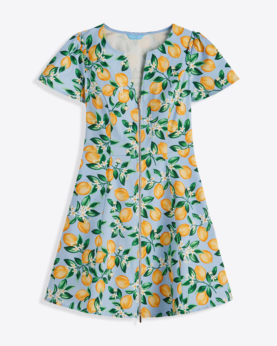 Draper James Lemon Blossom Mae Love Circle Dress in Lemon Blossom