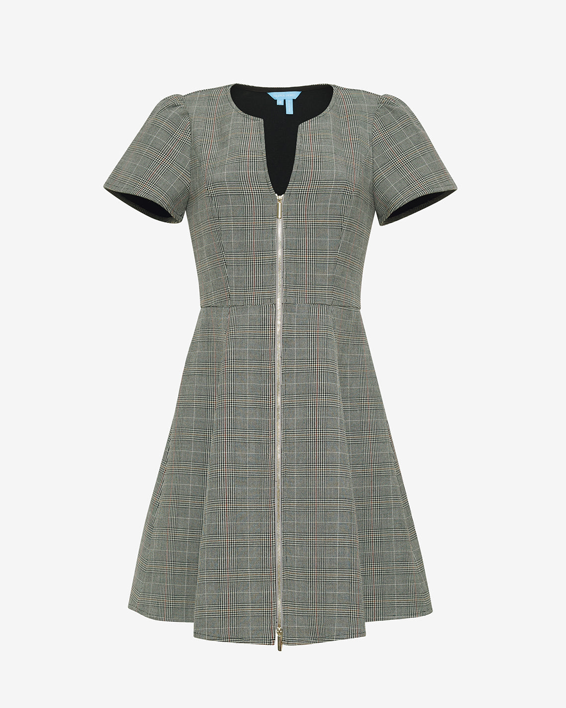 Draper James Glen Plaid Mae Love Circle Dress