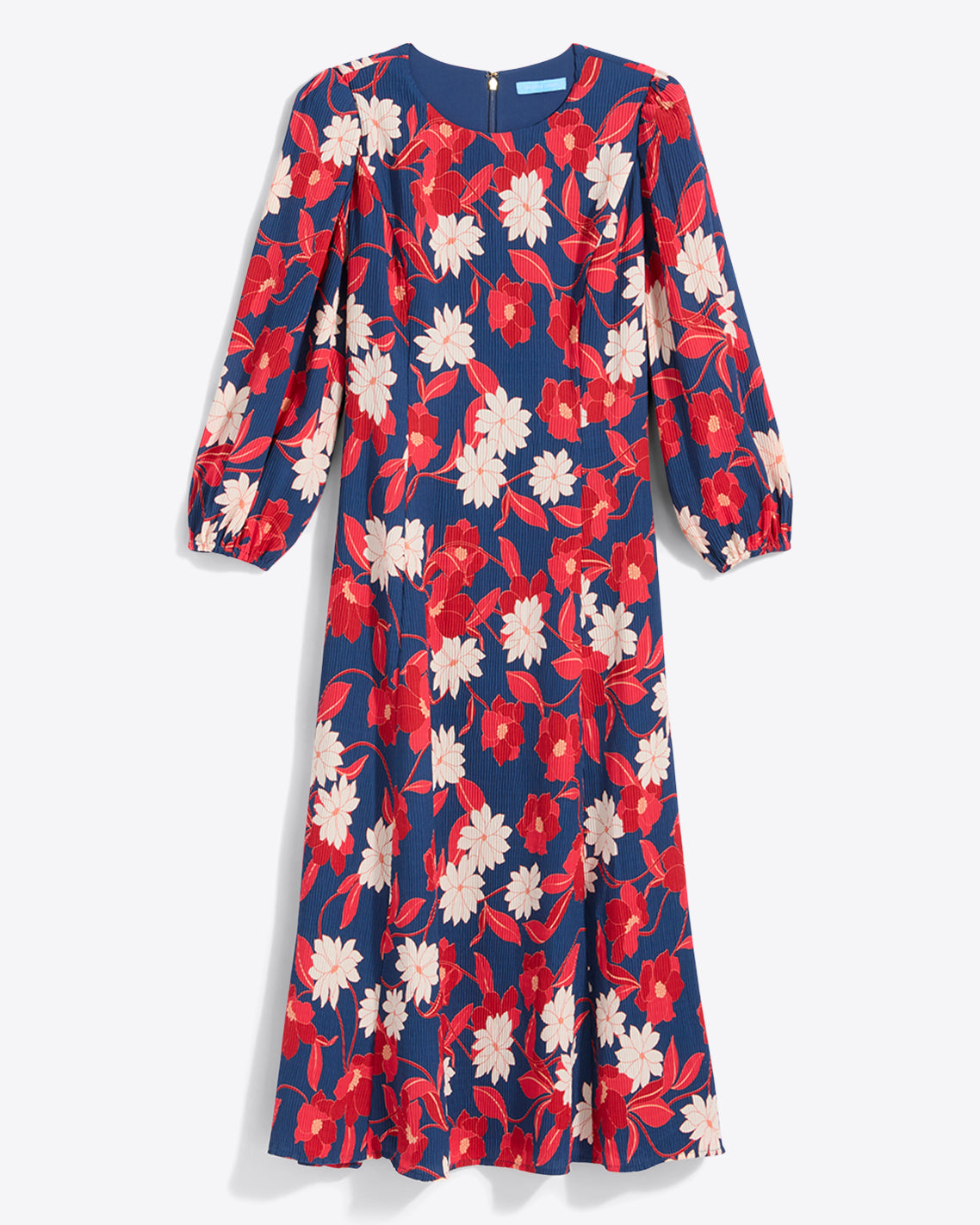 Draper James Nassau navy multi blossom Matilda Midi Dress