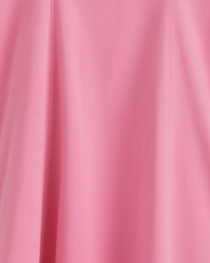 Draper James Pink Genevieve Square Neck Sleeveless Midi Dress