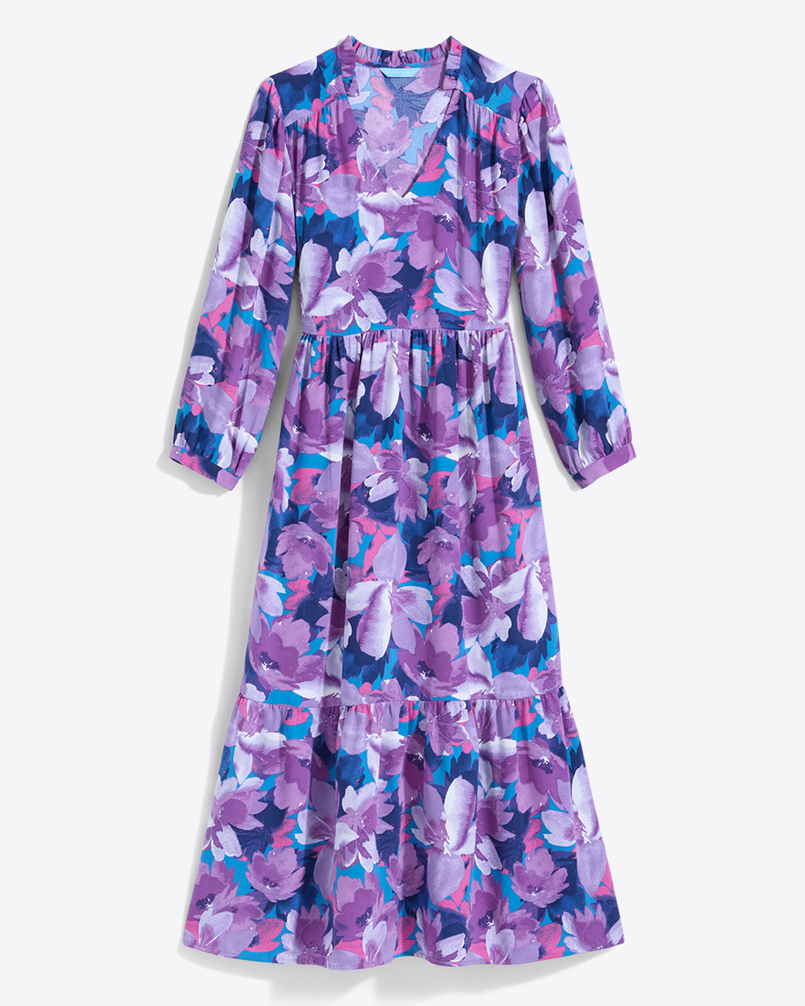 Draper James Purple Katie Midi Dress | Women's Casual Dresses