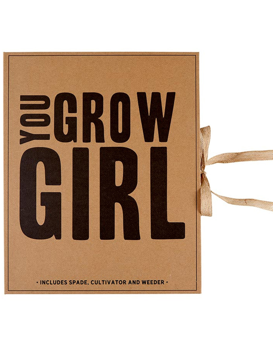 Draper James Brown You Grow Girl Garden Tools Book Box