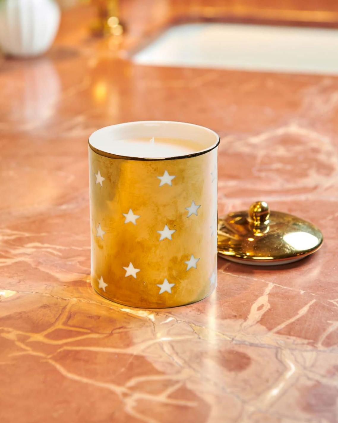 Draper James Gold Winter Pine Candle