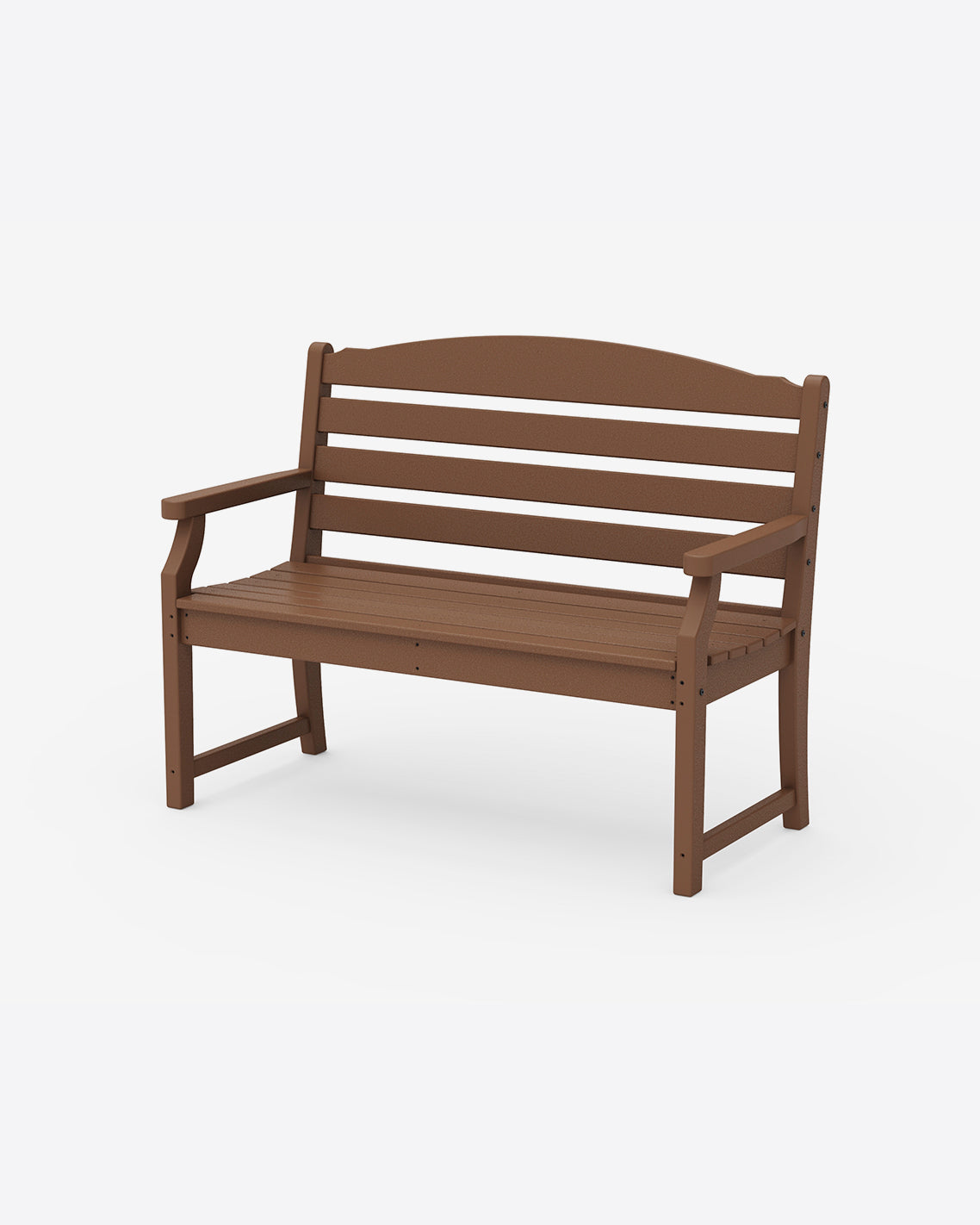 Draper James Teak Savannah 48" Bench in Navy