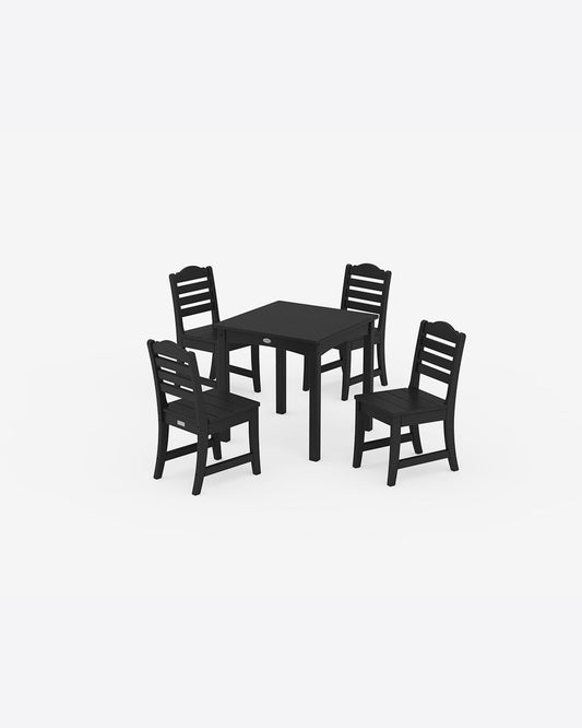 Draper James Black Savannah Kids 5-Piece Dining Set in Blue