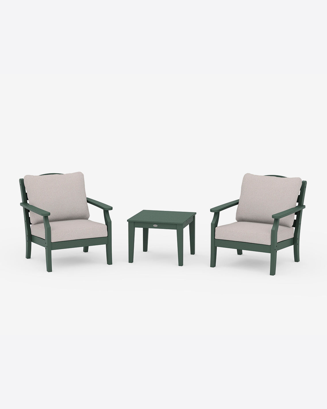 Draper James Forest Savannah 3-Piece Deep Seating Set in Blue