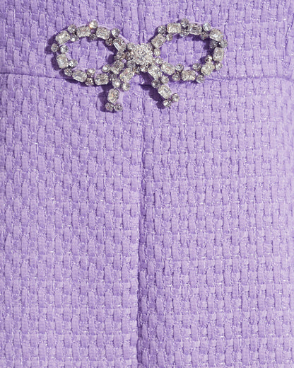 Draper James Lilac Breeze Long-Sleeve Sadie Shift Dress in Lilac