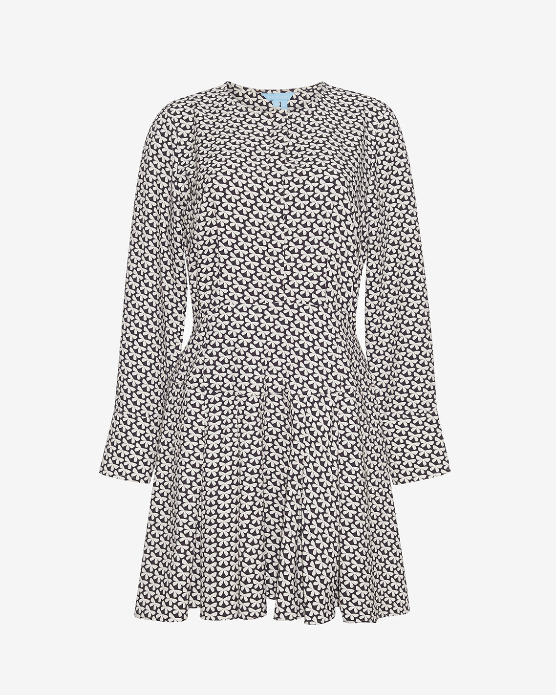 Draper James Black Multi Lawson Mini Dress in Butterfly Bow