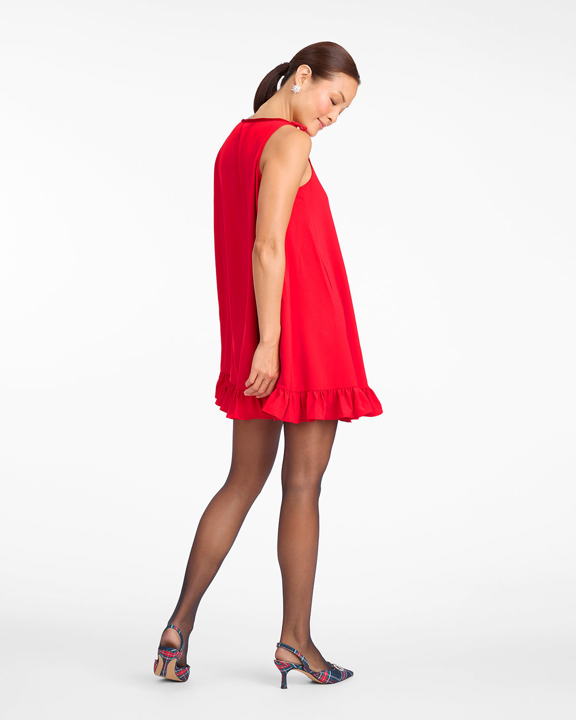 Draper James Berry Alora Sleeveless Dress in Berry