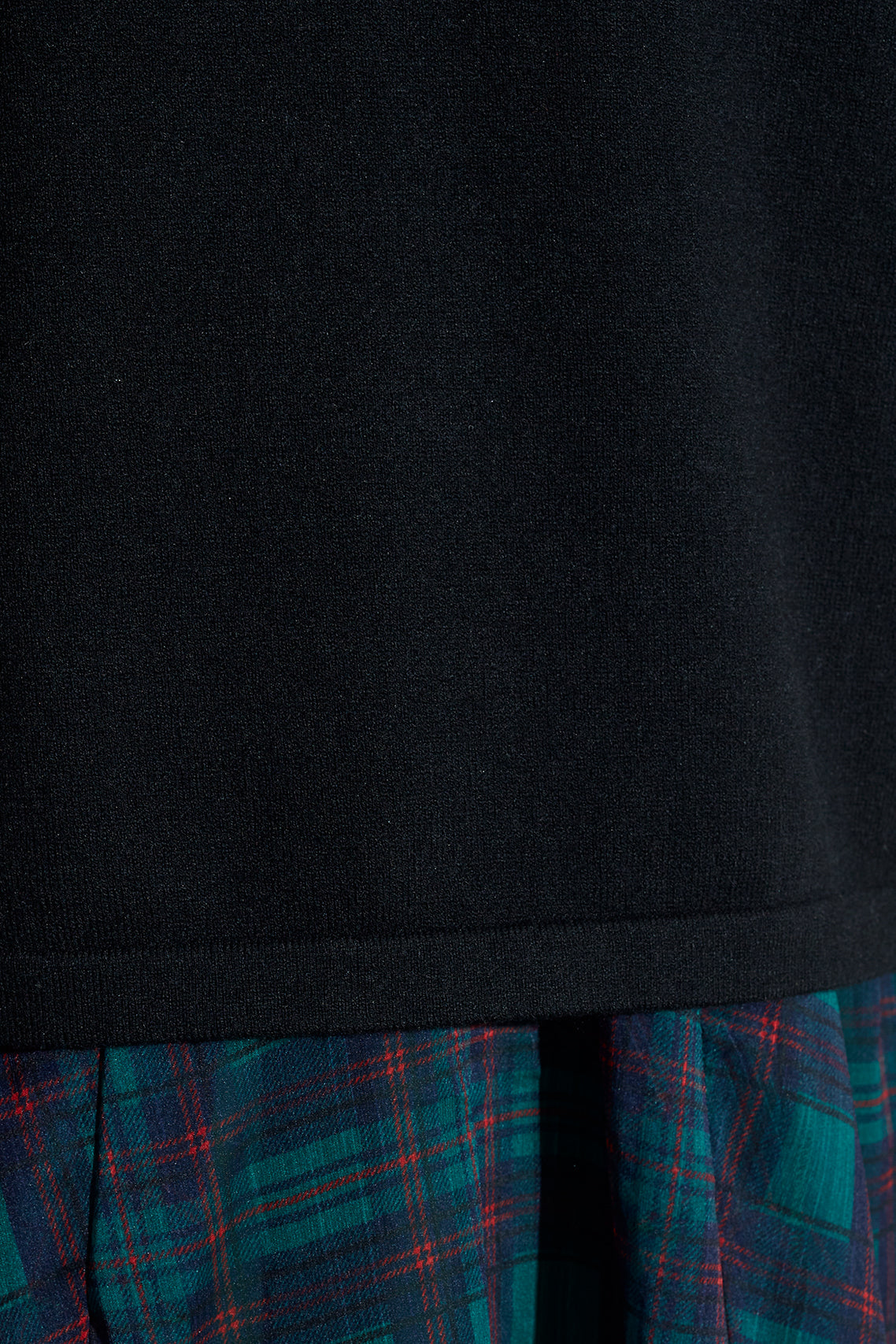 Draper James Evergreen Tartan Elliot Sweater Dress in Evergreen Tartan