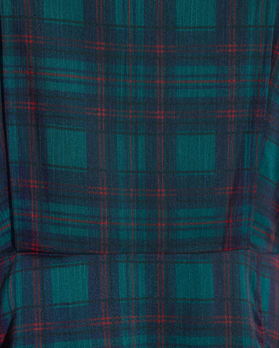 Draper James Evergreen Tartan Elliot Sweater Dress in Evergreen Tartan