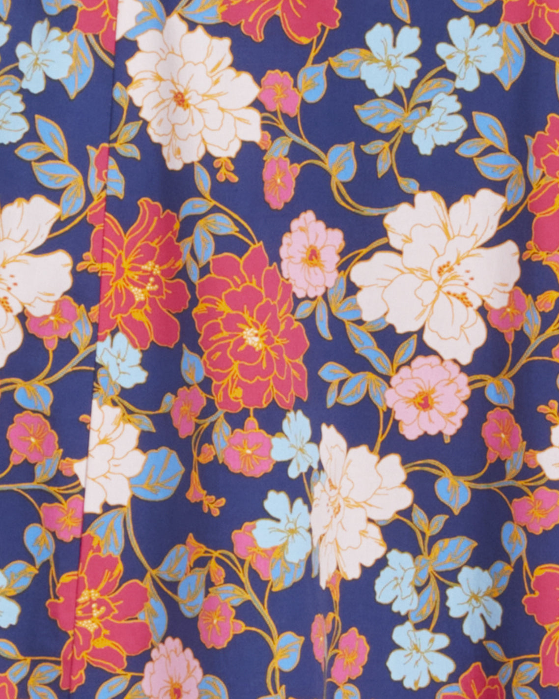 Draper James Blooming Peony Julianne Midi Dress in Stretch Poplin
